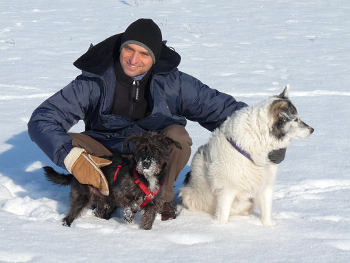 hundeschule spaziergang schnee mario freivogel